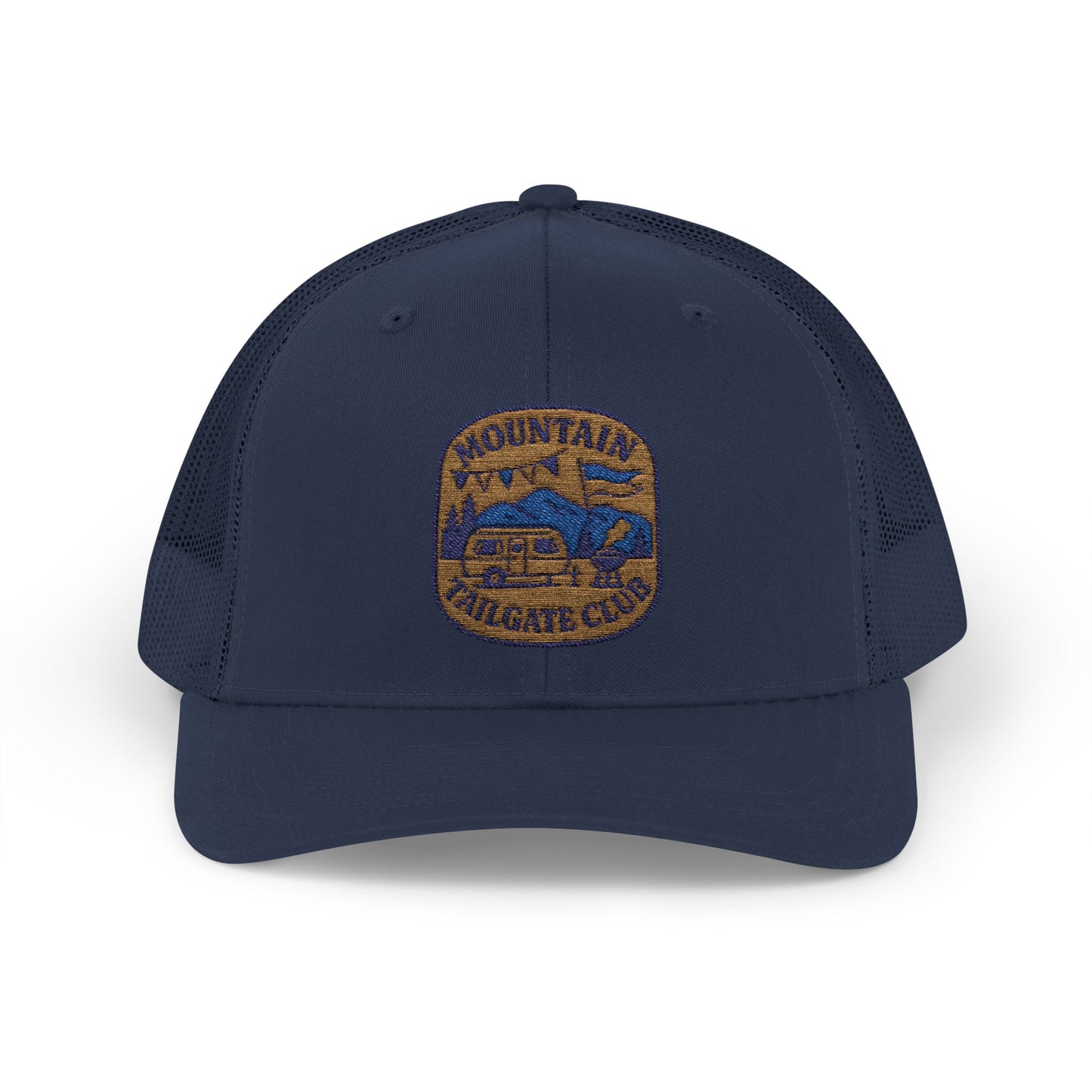 Mountain Tailgate Club Trucker Cap - Embroidered Snapback