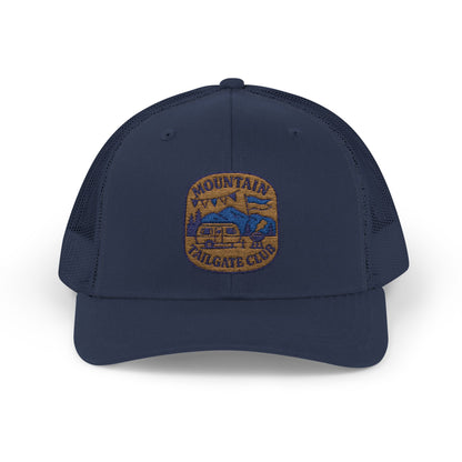 Mountain Tailgate Club Trucker Cap - Embroidered Snapback