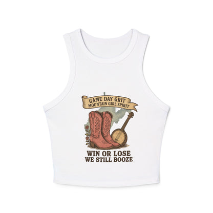 Win or Lose Gameday Grit 🟡 Racerback Tank | WV Tailgate Style