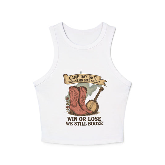 Win or Lose Gameday Grit 🟡 Racerback Tank | WV Tailgate Style