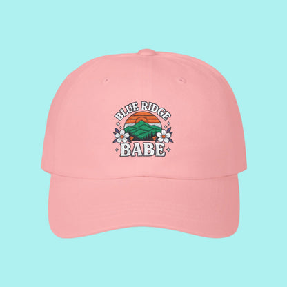 Classic Blue Ridge Babe Dad Cap, Dad Hat, Summer Accessory, Gift for Her, Outdoor Style, Casual Fashion