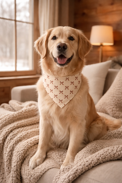 Sweetheart Bow Dog Bandana