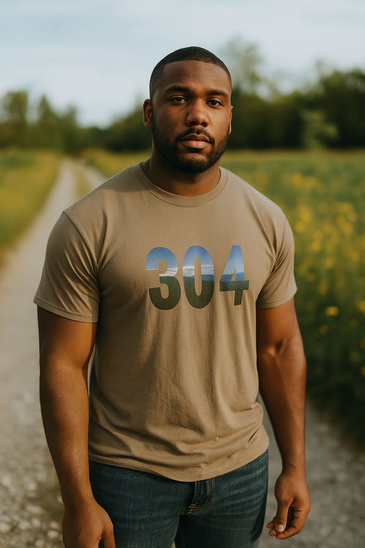 📞🌄 304 West Virginia Area Code Tee | Mountain Roots, Small Town Pride 🤍🌿