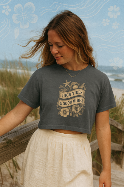 High Tides and Good Vibes Tee