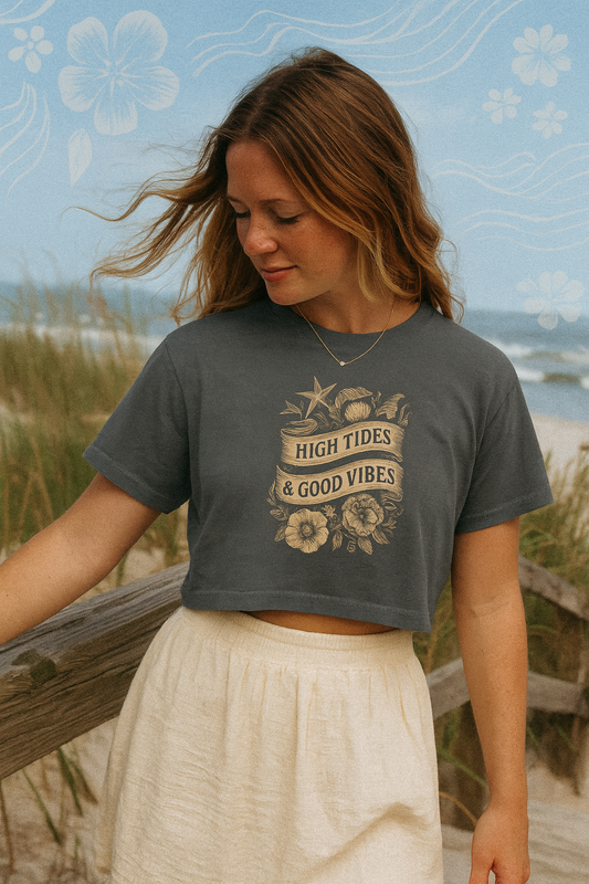 High Tides and Good Vibes Tee