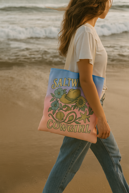 Saltwater Cowgirl Beach Bag