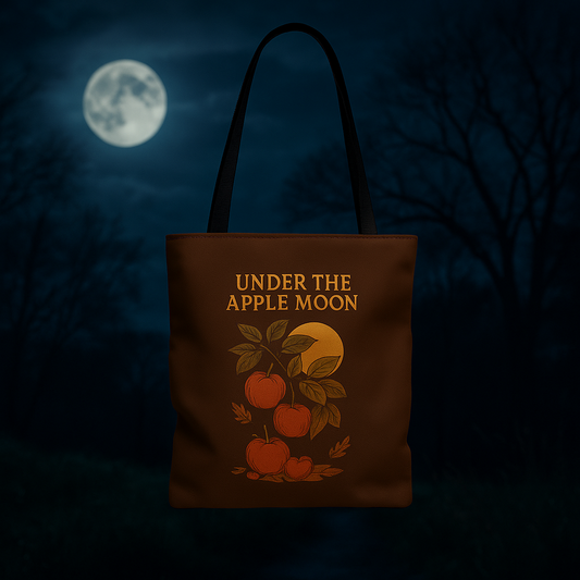 Harvest Moon Tote Bag - Autumn Adventure, Eco-Friendly Carryall, Perfect for Farmers Markets, Gift for Nature Lovers, Fall Decor