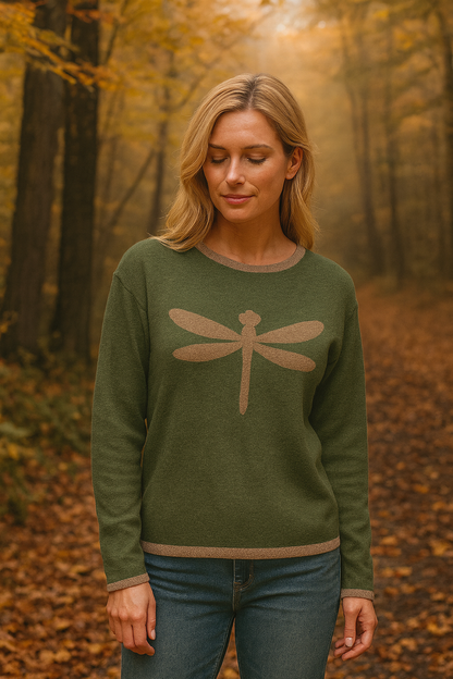 Women’s Dragonfly Knitted Sweater
