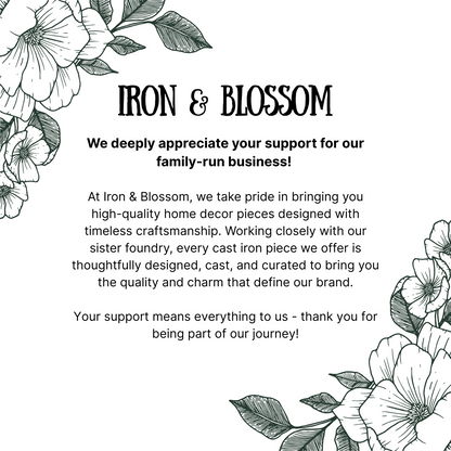 Rustic Cast Iron Bigfoot Dinner Bell