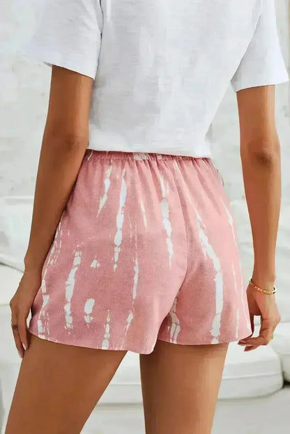 Tie Dye Drawstring Shorts | Boho Chic Summer Shorts