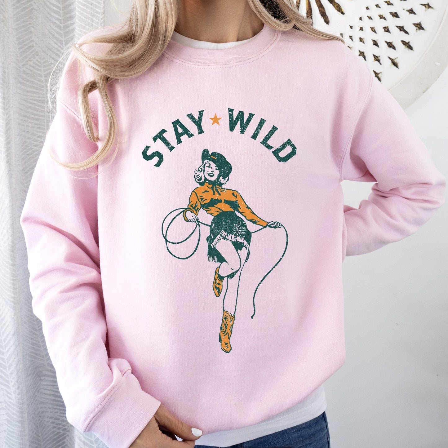 Stay Wild Cowgirl Sweatshirt