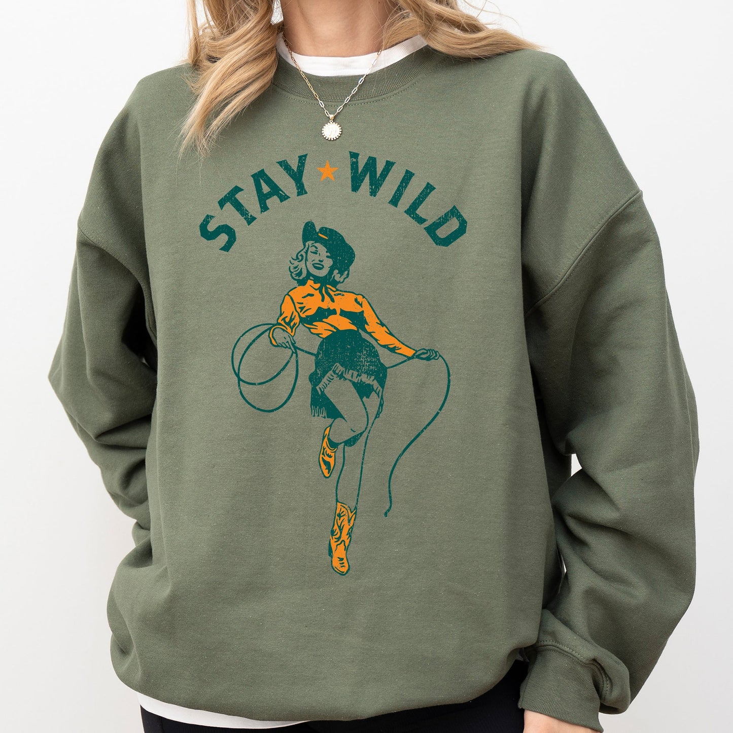 Stay Wild Cowgirl Sweatshirt