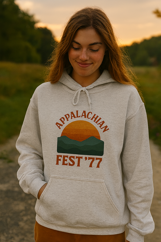Vintage Festival Hoodie, Stylish Comfortable Unisex Sweatshirt, Boho Chic Retro Jumper, Cozy Music Concert Apparel, Trendy Outdoor Pullover
