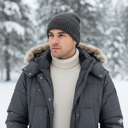 Cardigan Knit Alpaca Beanie