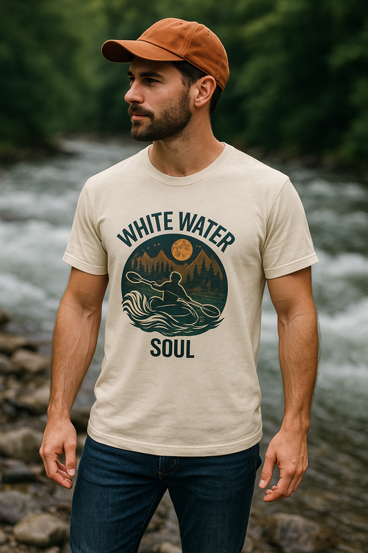 🌊🚣‍♀️Whitewater Soul Tee 🌲 | Kayaking Spirit & River Vibes